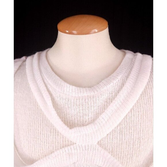 Who Decides War by MRDR BRVDO Webbed Sweater M Cloud Defect New - Picture 5 of 16